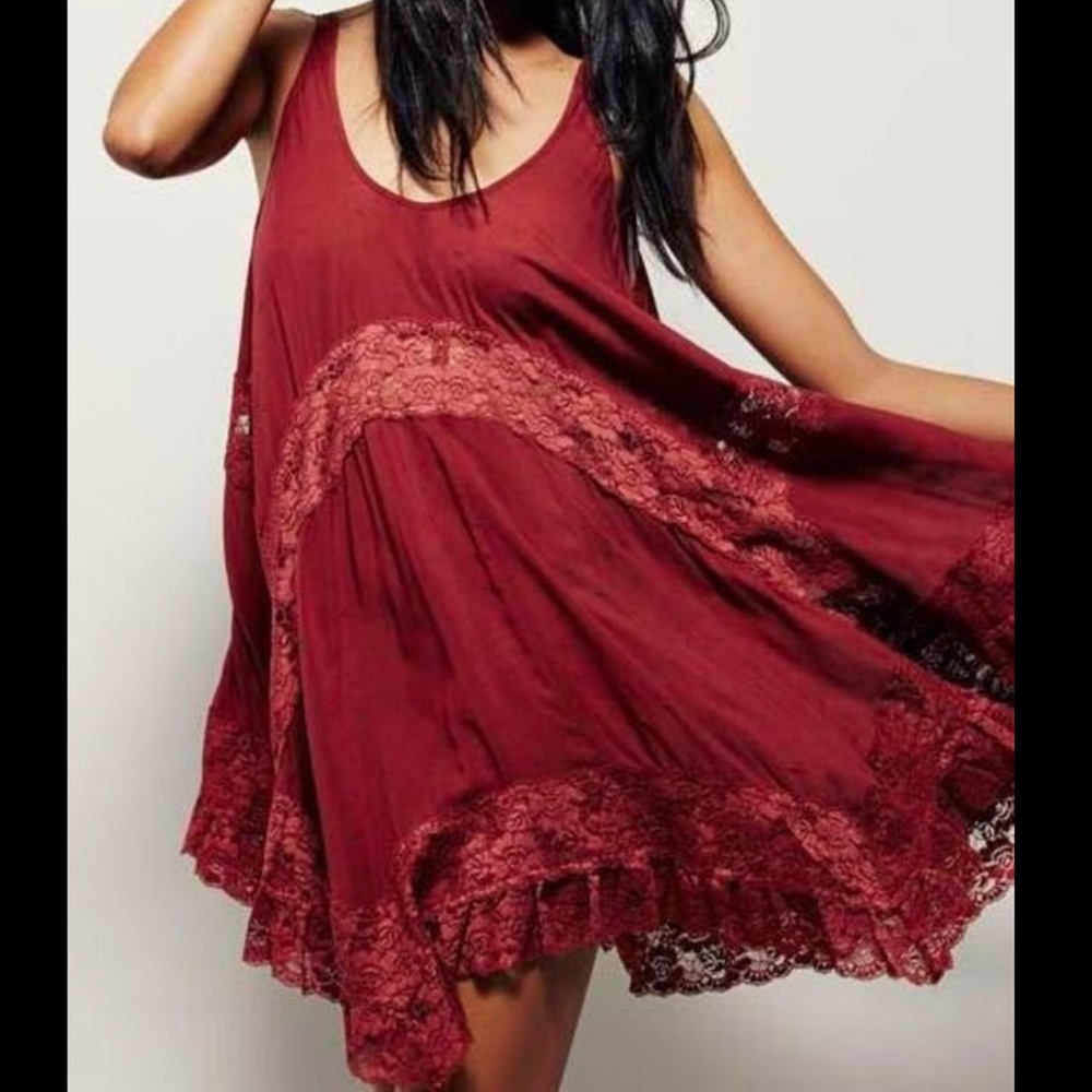 Free People She Swings Slip Dress